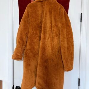 Cozy Tan Teddy Coat